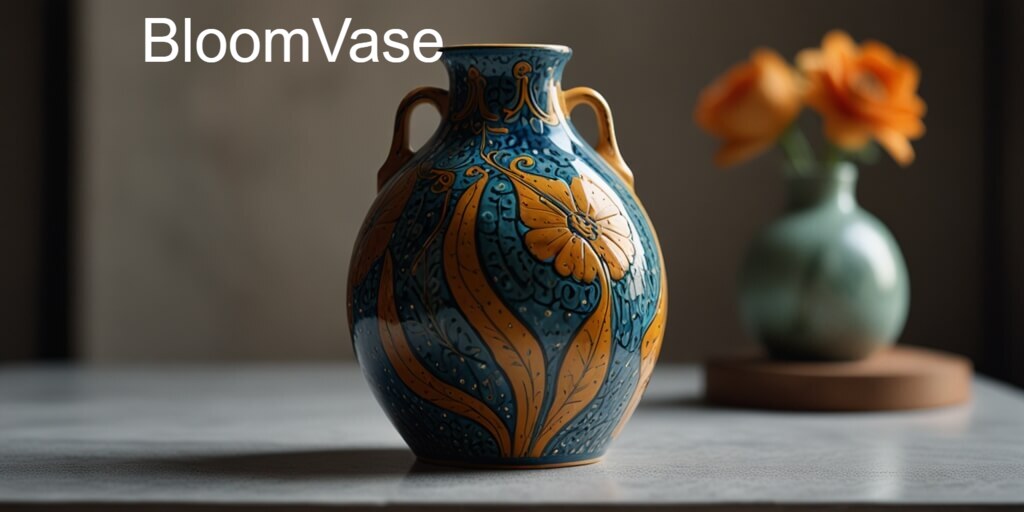 Artisan crafting a beautiful vase